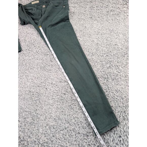 AG Adriano Goldschmied Jeans Womens 25 Green Stevie Slim Straight Ankle Stretch - Picture 8 of 10